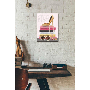 'Paris Style II Gold and Black' by Marco Fabiano, Canvas Wall Art,12 x 16