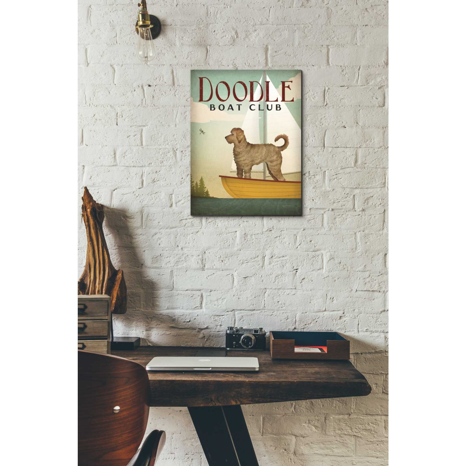 'Doodle Sail' by Ryan Fowler, Canvas Wall Art,12 x 16