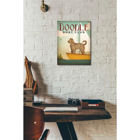 Image of 'Doodle Sail' by Ryan Fowler, Canvas Wall Art,12 x 16