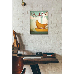 'Golden Sail' by Ryan Fowler, Canvas Wall Art,12 x 16