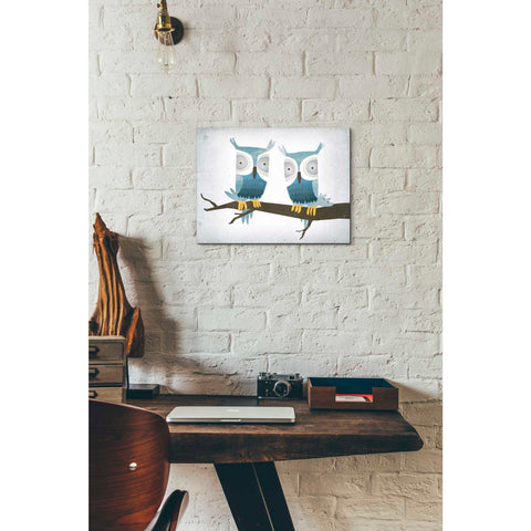 Image of 'Tan Owls Bright' by Ryan Fowler, Canvas Wall Art,12 x 16