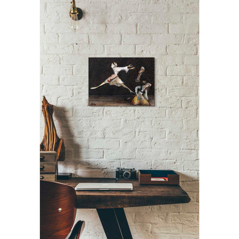 Image of 'Cuca e Maleve' by Samedin Asllani, Canvas Wall Art,16 x 12