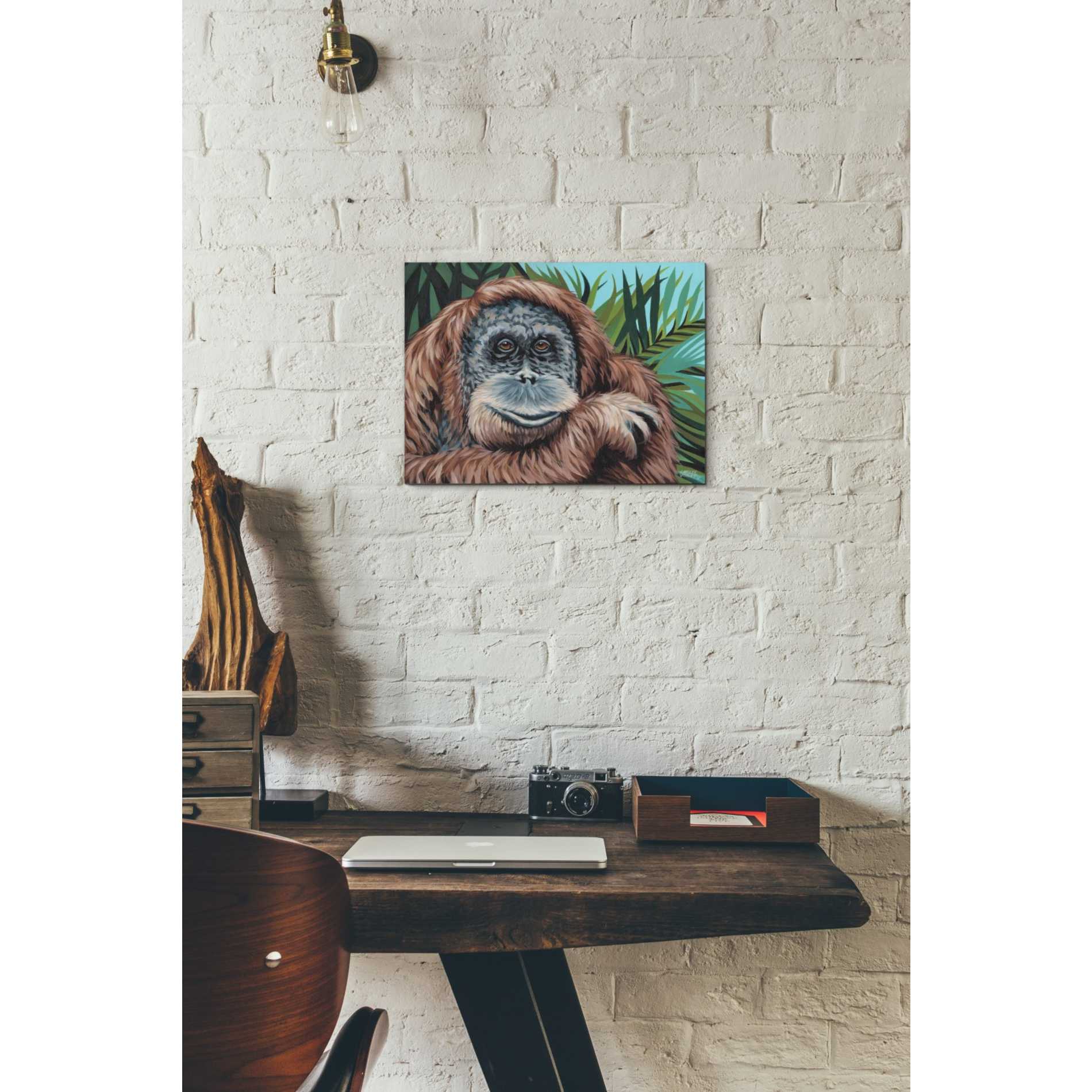 'Jungle Monkey I' by Carolee Vitaletti Canvas Wall Art,16 x 12