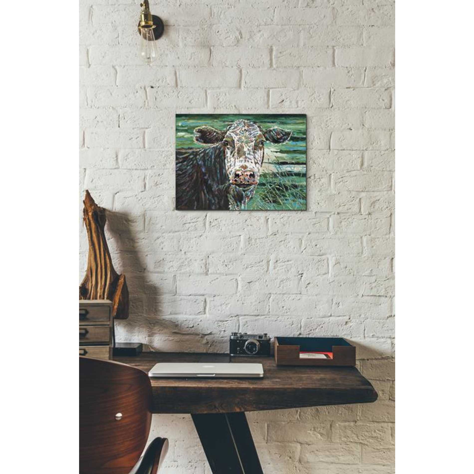 'Marshland Cow II' by Carolee Vitaletti Giclee Canvas Wall Art