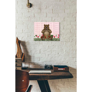 'Love is in the Air Collection A' by Fab Funky Giclee Canvas Wall Art