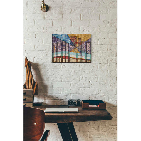 Image of 'Modern Map of Detroit' by Nikki Galapon Giclee Canvas Wall Art