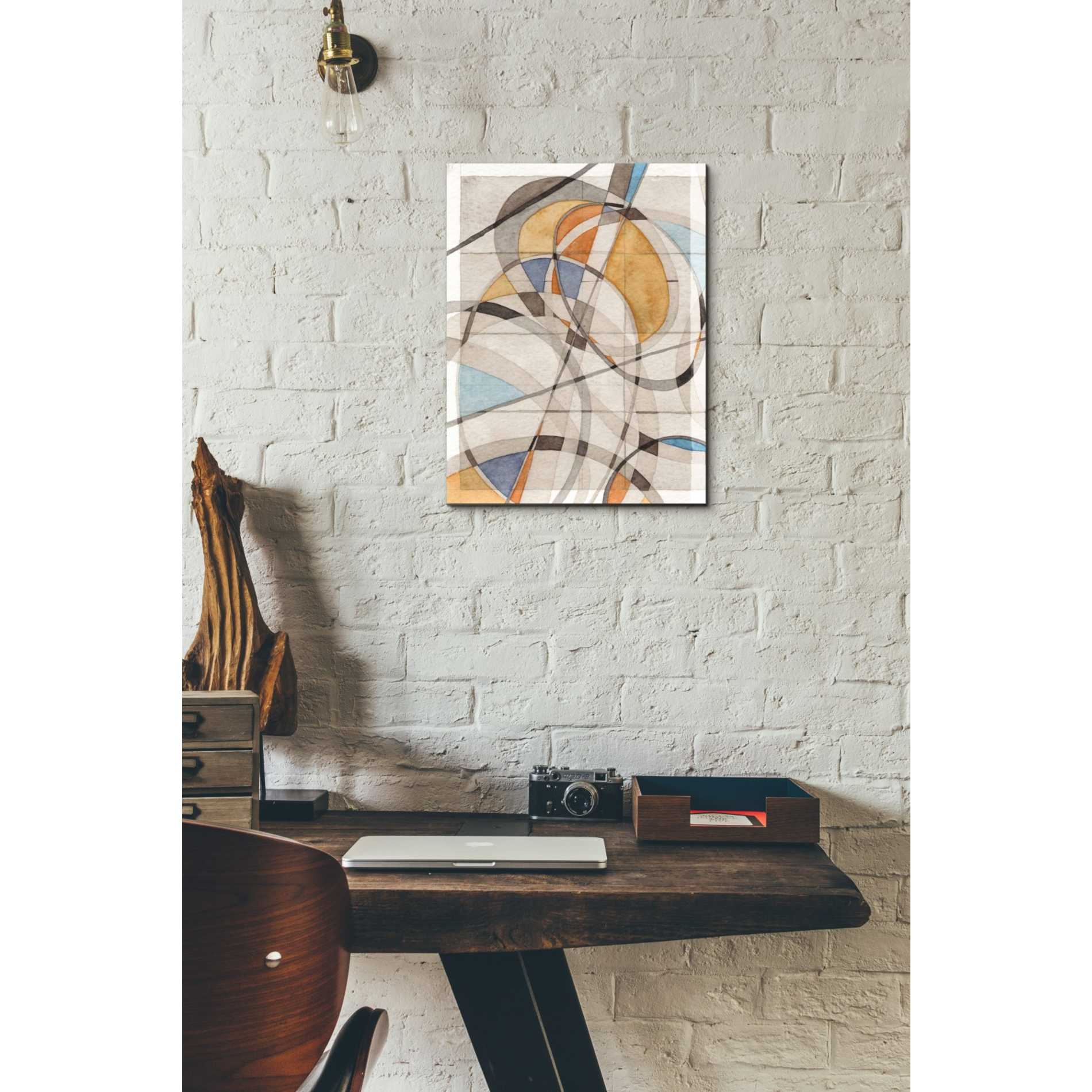 'Ovals & Lines I' by Nikki Galapon Giclee Canvas Wall Art