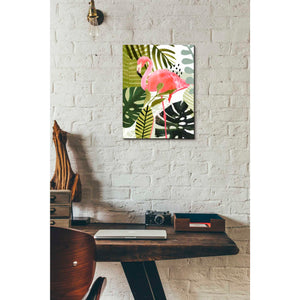 'Flamingo Forest I' by Victoria Borges Canvas Wall Art,12 x 16