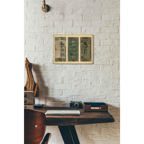 Image of 'Antique Currency V' by Vision Studio Giclee Canvas Wall Art
