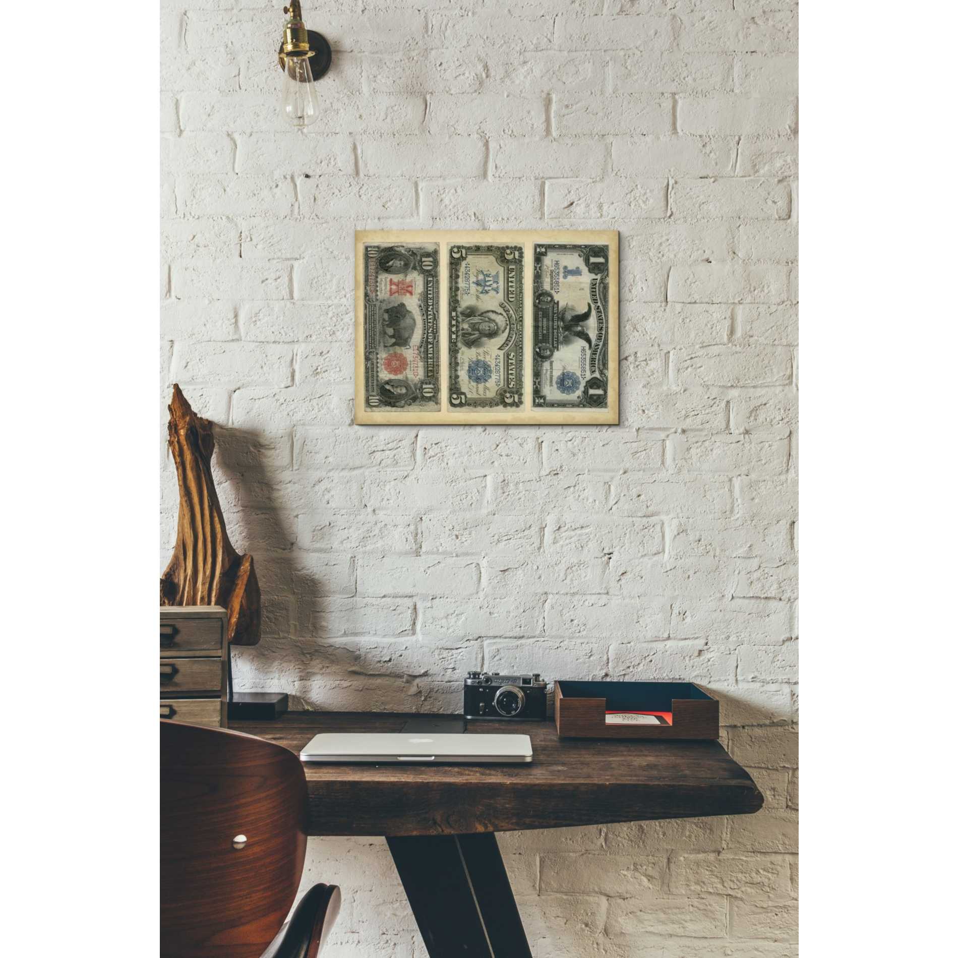 'Antique Currency VI' by Vision Studio Giclee Canvas Wall Art