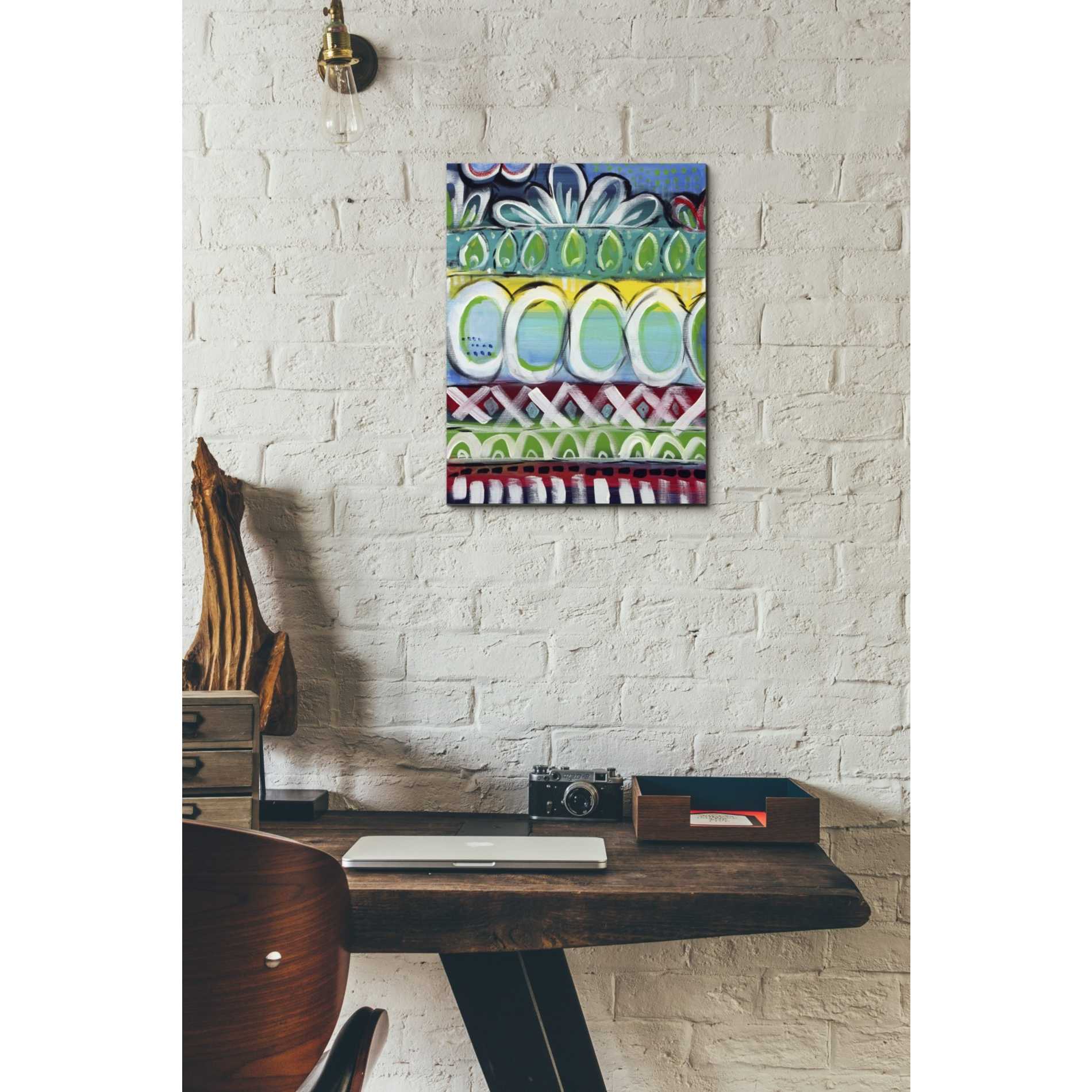 'Fiesta I' by Linda Woods, Canvas Wall Art,12 x 16