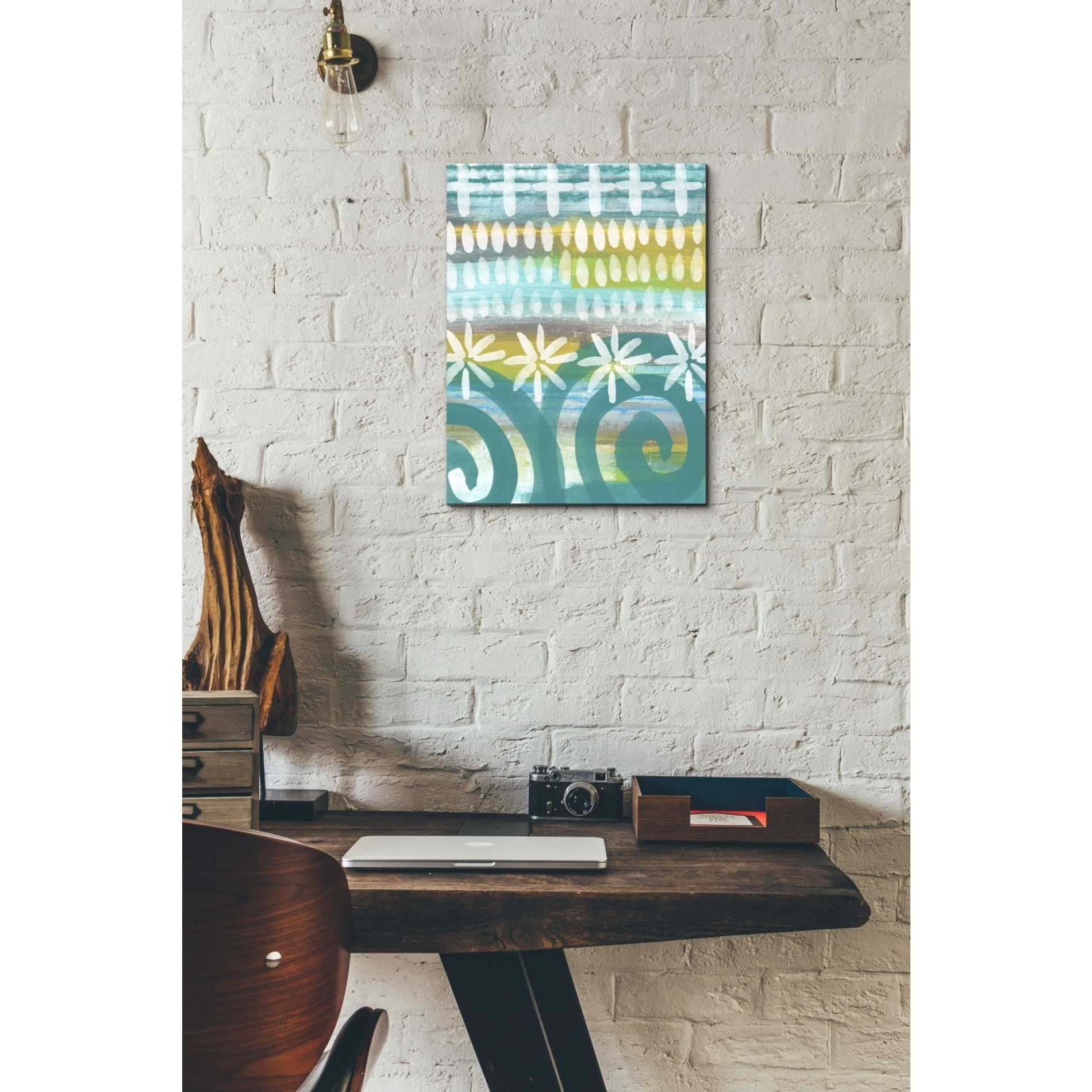 'Fiesta II' by Linda Woods, Canvas Wall Art,12 x 16