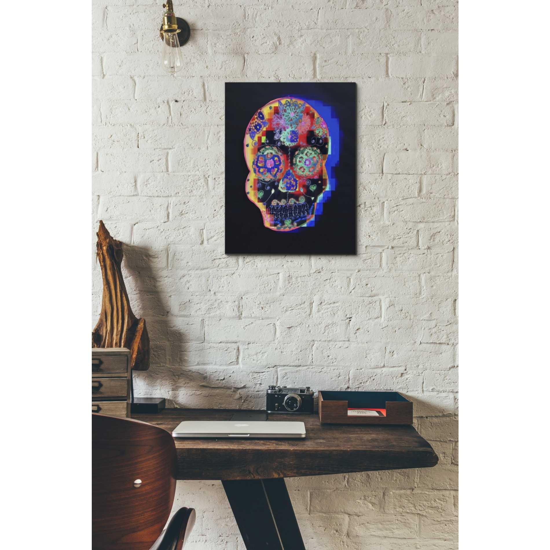 'Colorful Skull' by Irena Orlov, Canvas Wall Art,12 x 16