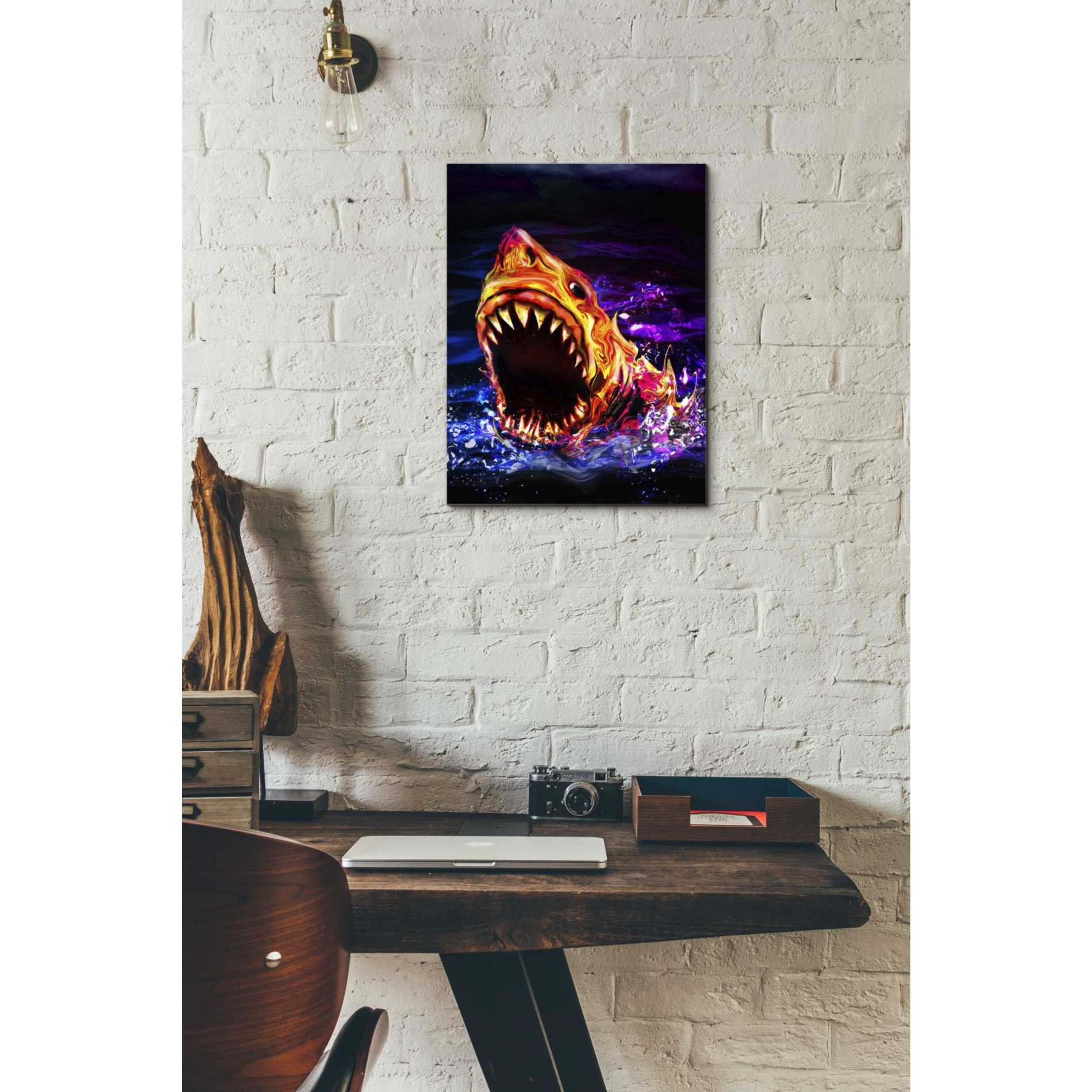 'Great White' by Michael StewArt, Giclee Canvas Wall Art