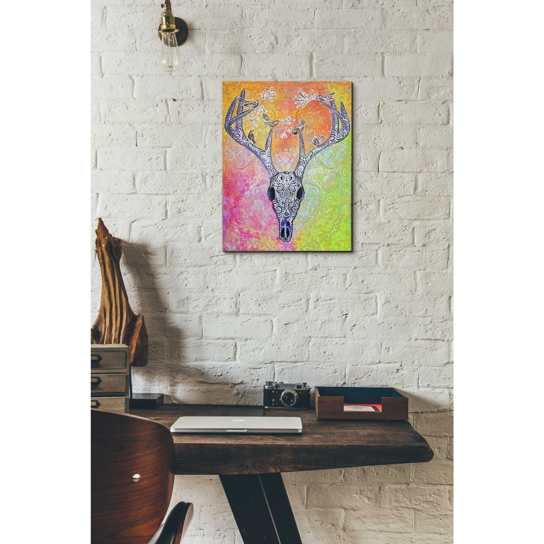 'Skull and Bird' by Surma and Guillen, Canvas Wall Art,12 x 16