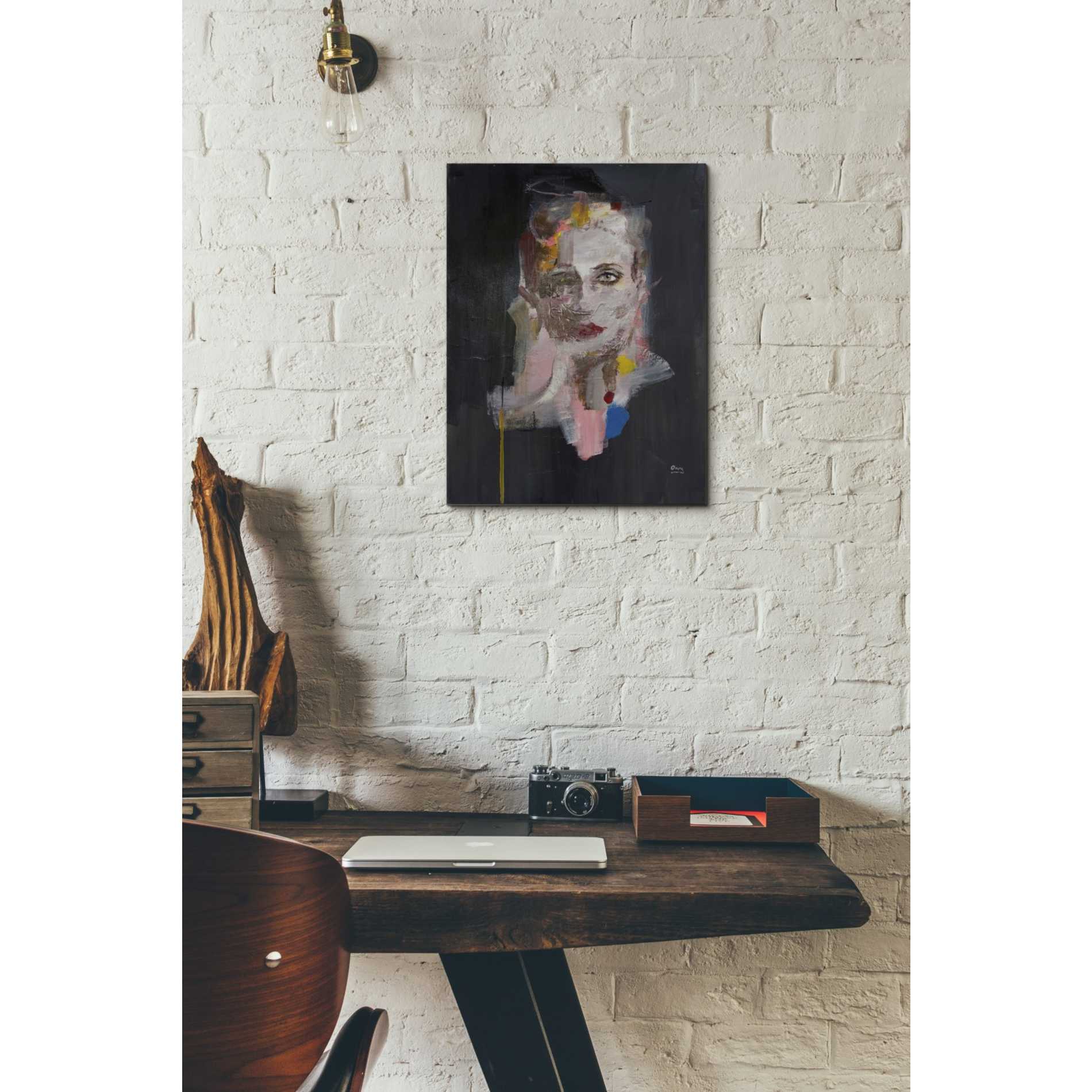 'Portrait 2' by Oscar Alvarez Pardo, Canvas Wall Art,12 x 16
