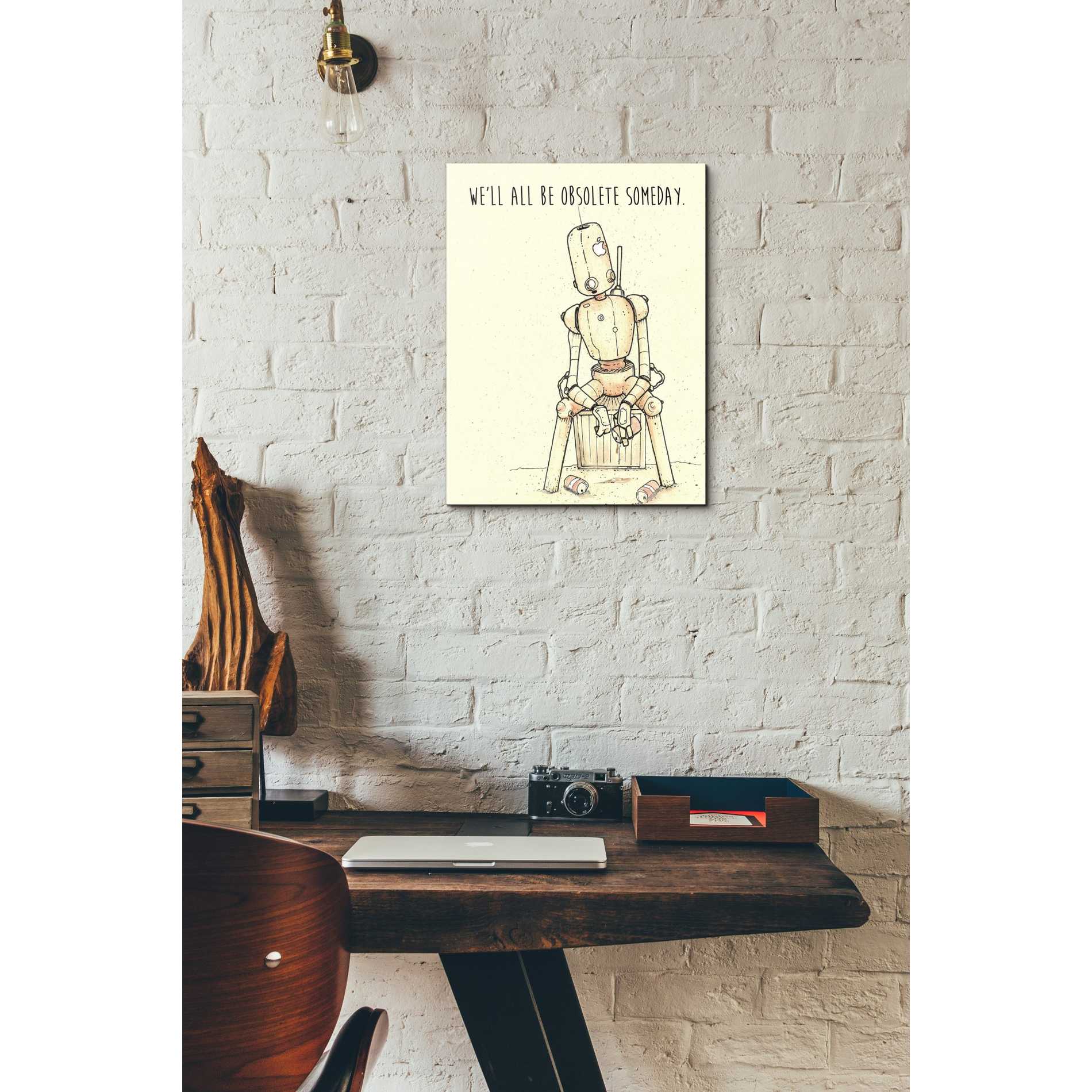 'Obsolete' by Craig Snodgrass, Canvas Wall Art,12 x 16