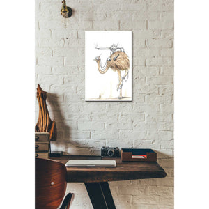 'War Emu' by Craig Snodgrass, Canvas Wall Art,12 x 16