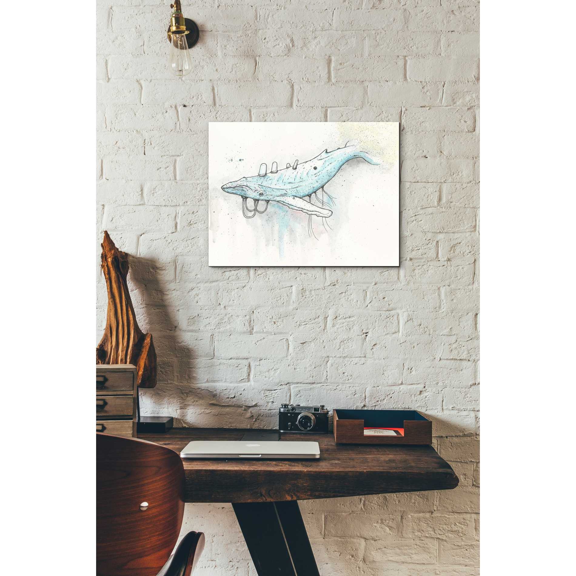 'Whale' by Craig Snodgrass, Canvas Wall Art,12 x 16