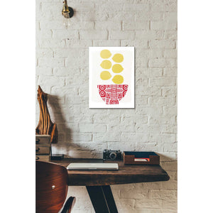 'Bowl of Lemons' by Linda Woods, Canvas Wall Art,12 x 16