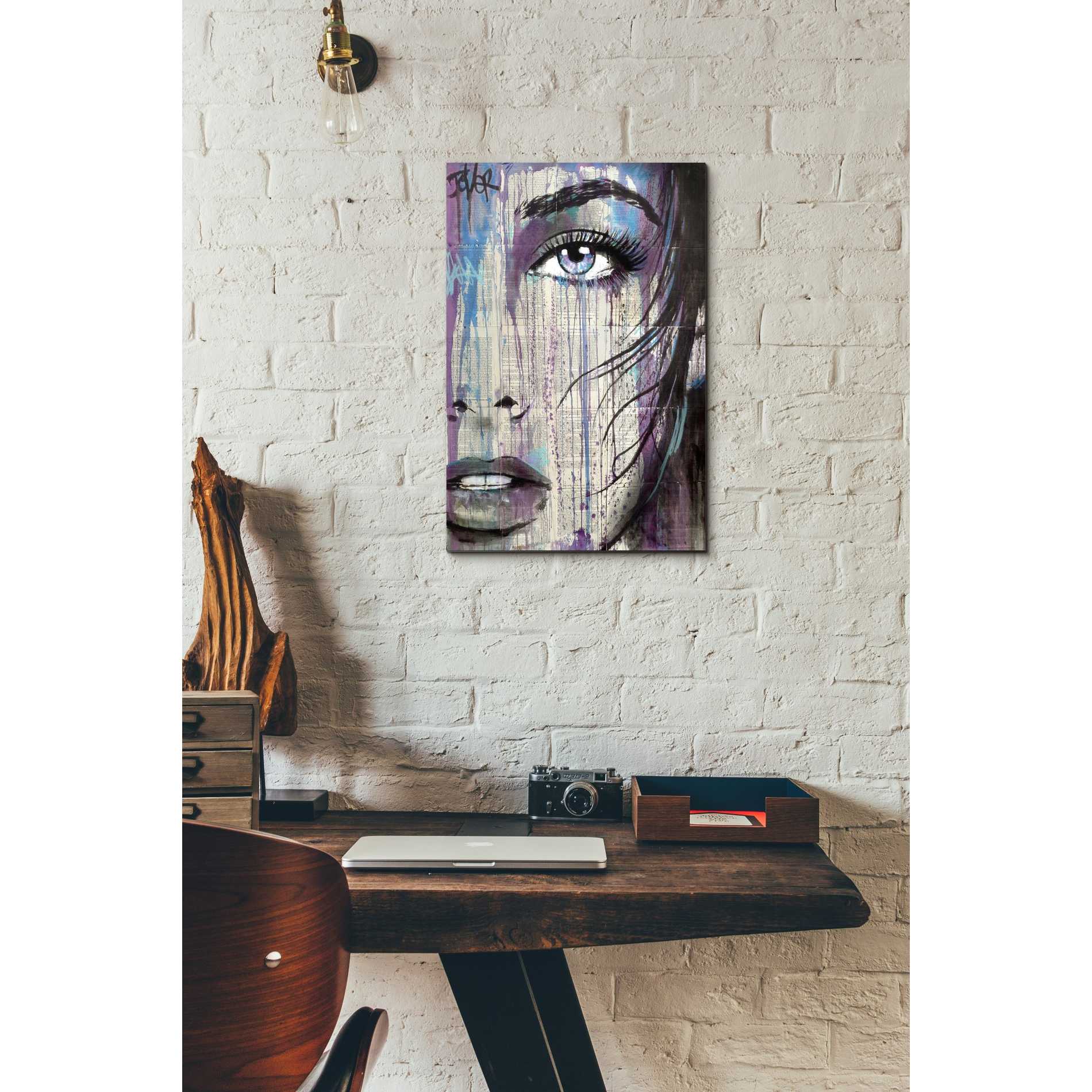 'Indigo Feeling' by Loui Jover, Canvas Wall Art,12 x 18