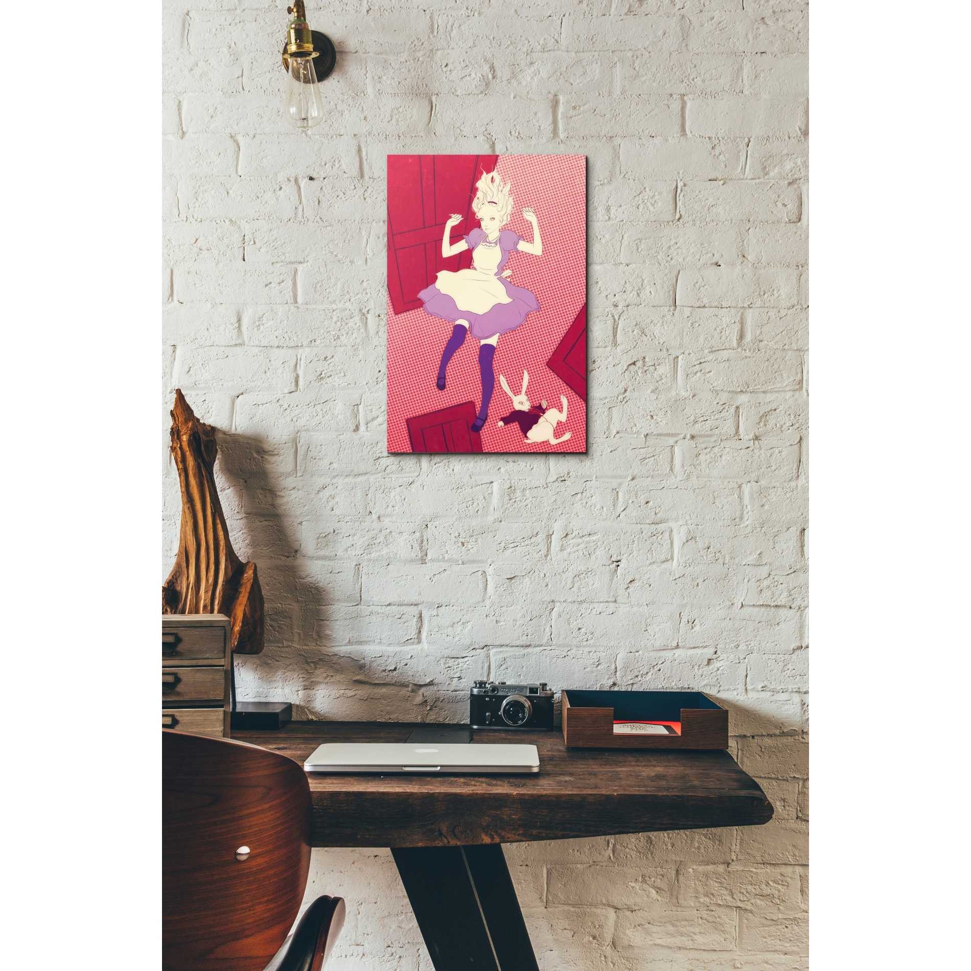 'Alice Falling' by Sai Tamiya, Canvas Wall Art,12 x 18