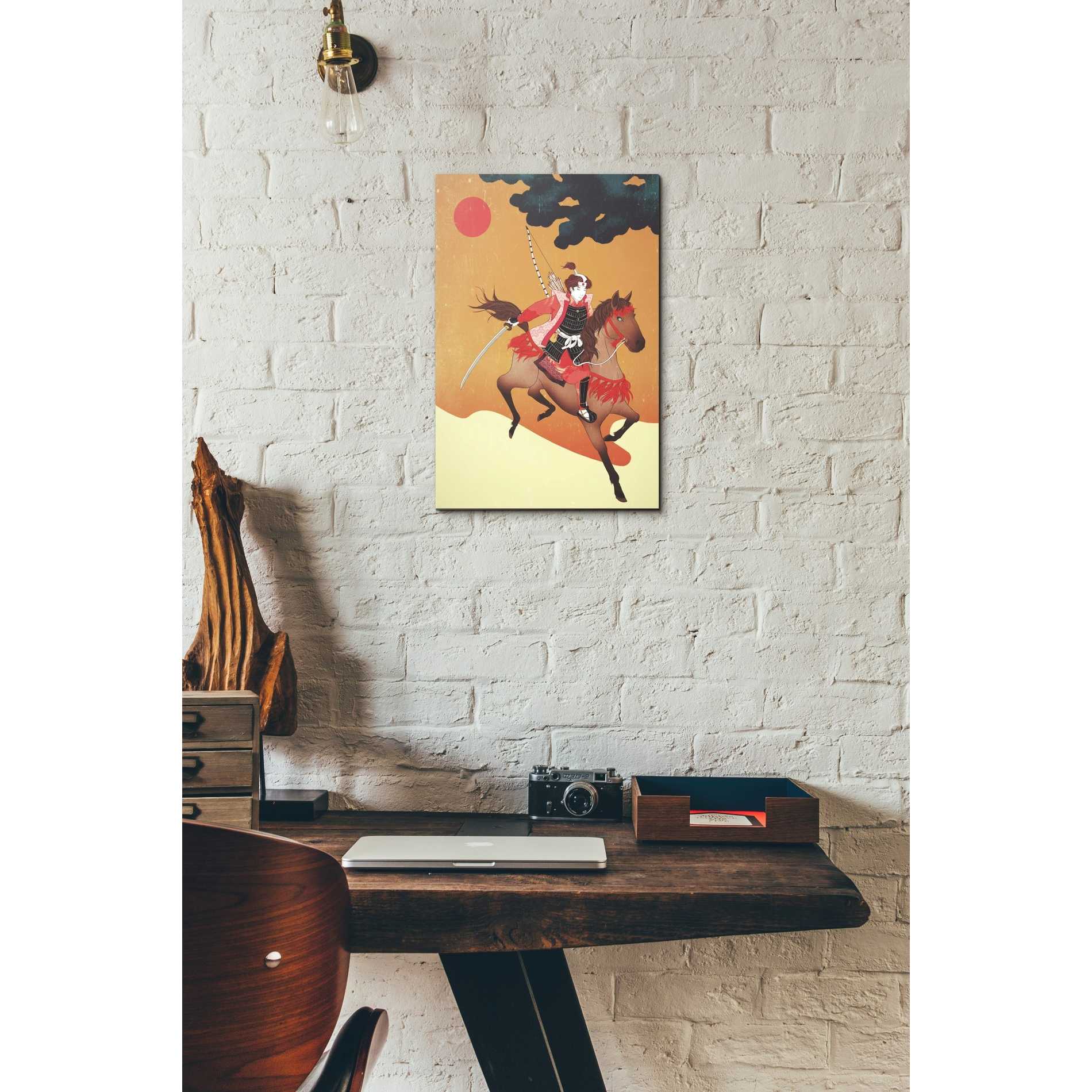 'Samurai' by Sai Tamiya, Canvas Wall Art,12 x 18