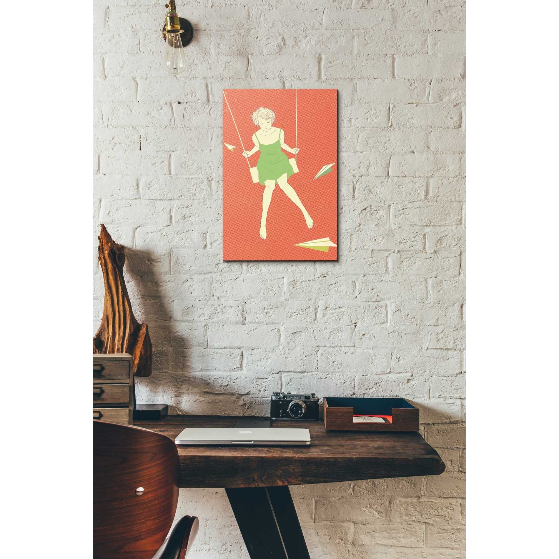 'Swing' by Sai Tamiya, Canvas Wall Art,12 x 18