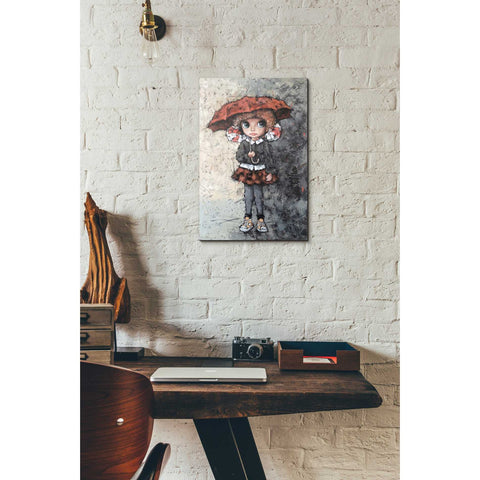 Image of 'Girl With Bows' by Alexander Gunin, Canvas Wall Art,12 x 18