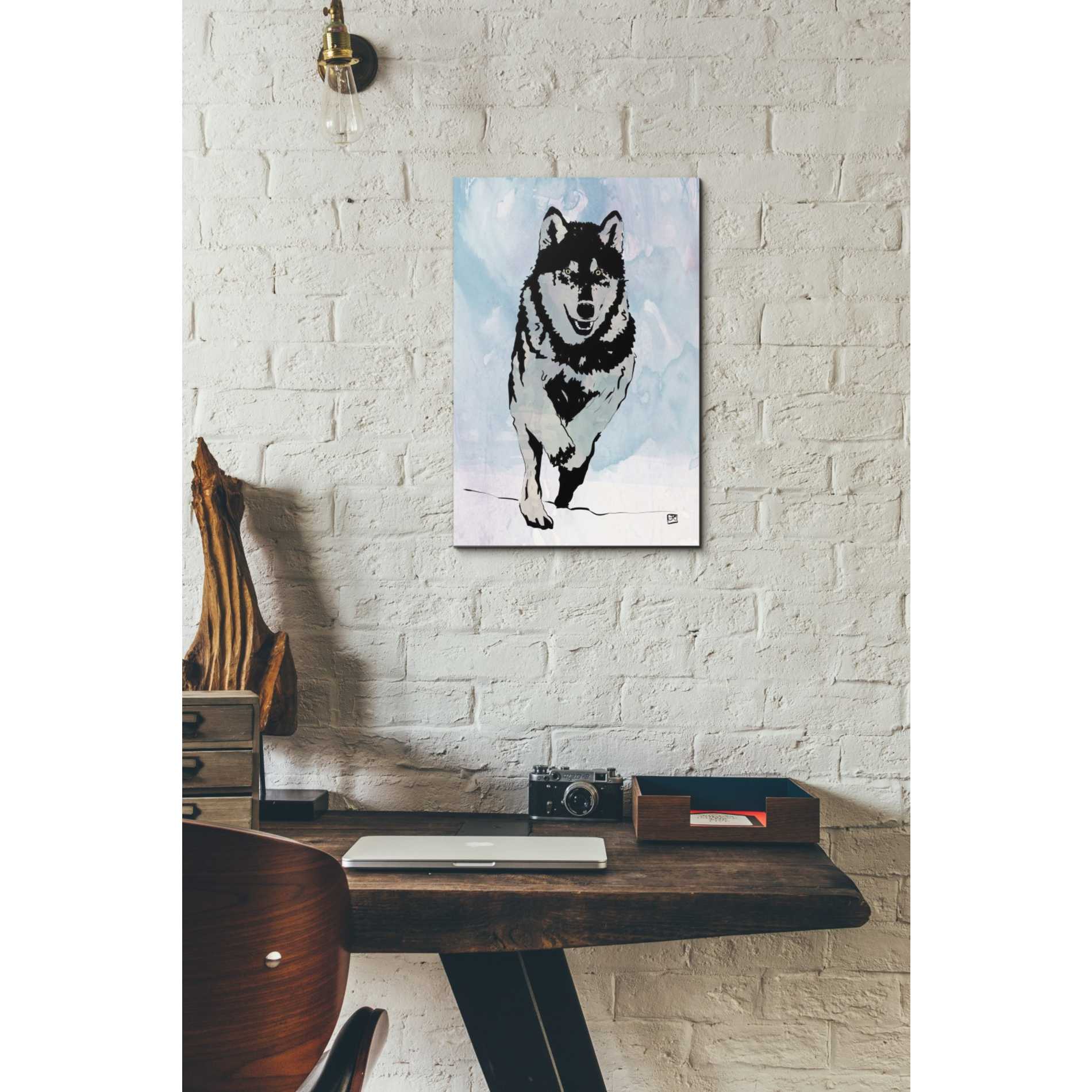 'Wolf 2' by Giuseppe Cristiano, Canvas Wall Art,12 x 18