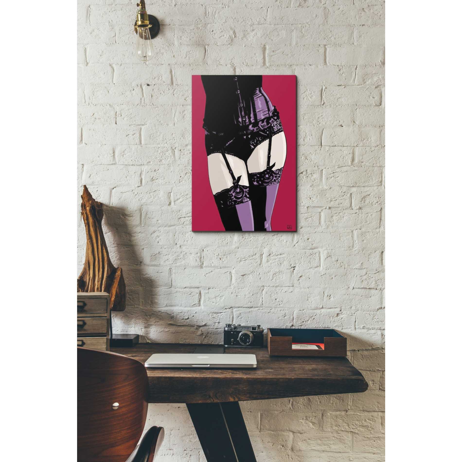 'Purple Corset' by Giuseppe Cristiano, Canvas Wall Art,12 x 18