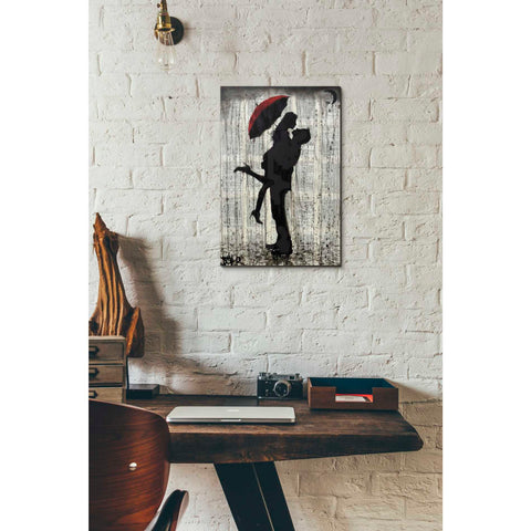 Image of 'Love and Rain' by Loui Jover, Canvas Wall Art,12 x 18