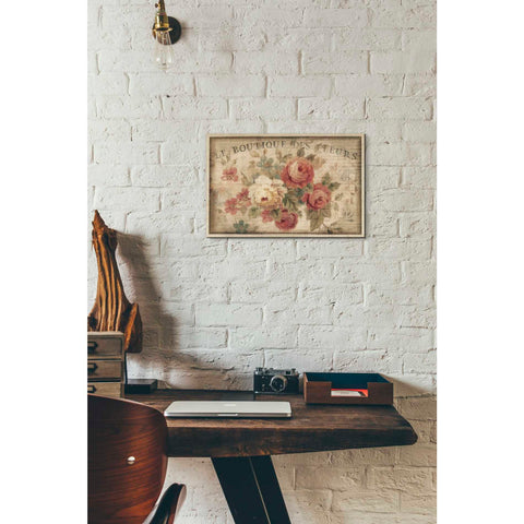 Image of 'Parisian Flowers III' by Danhui Nai, Canvas Wall Art,12 x 18