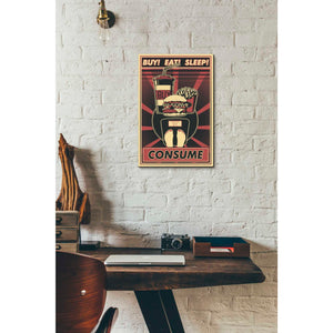 'Consume' Canvas Wall Art,12 x 18
