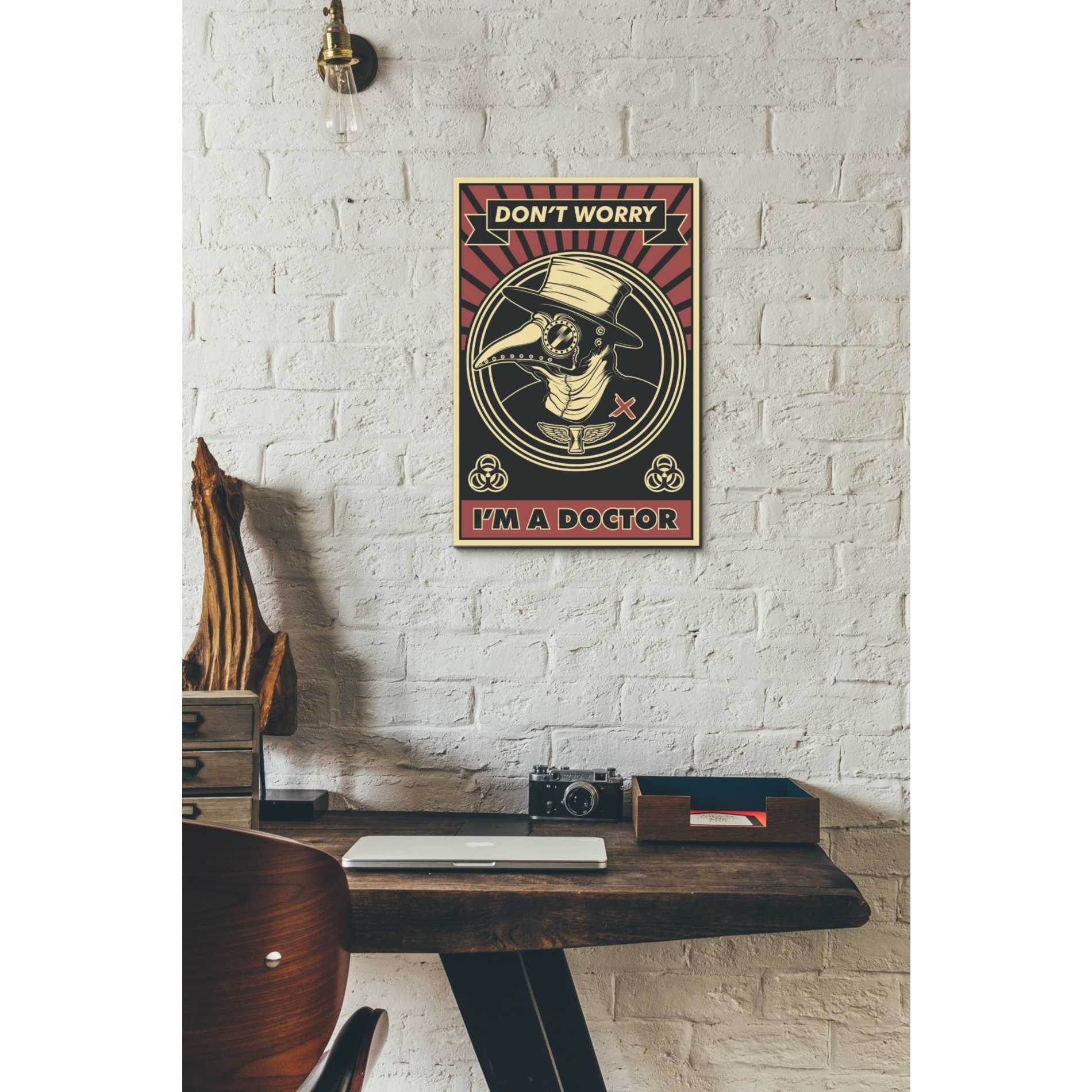 'Doctor' Canvas Wall Art,12 x 18