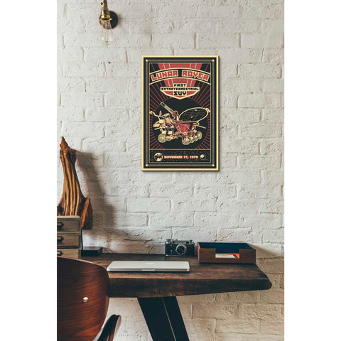 Image of 'Lunar Rover' Canvas Wall Art,12 x 18