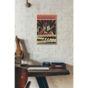 'Ministry of Love' Canvas Wall Art,12 x 18