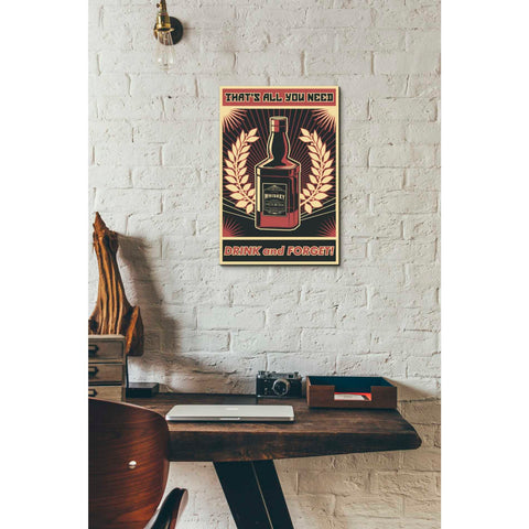 Image of 'Whiskey' Canvas Wall Art,12 x 18