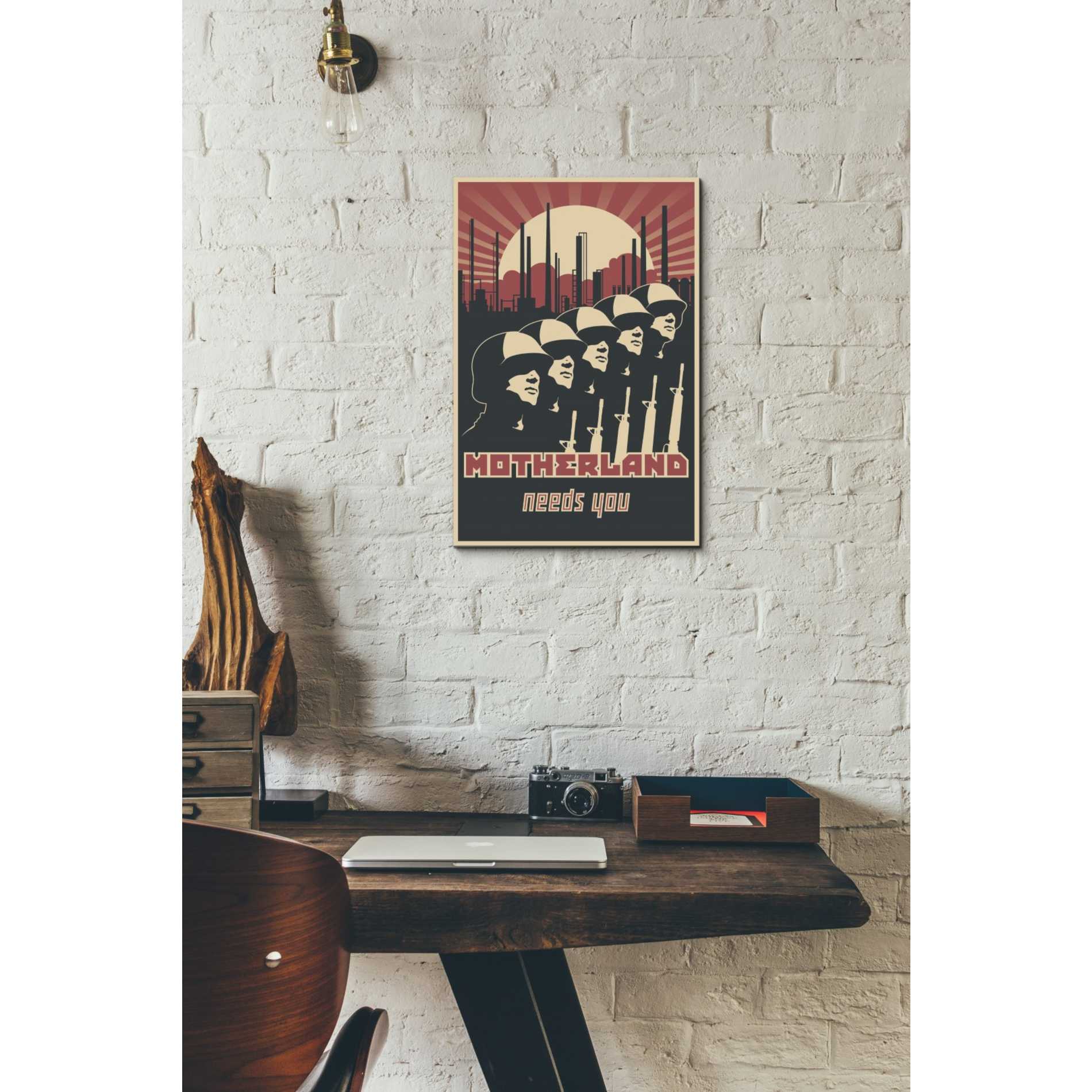 'Motherland Needs You' Canvas Wall Art,12 x 18