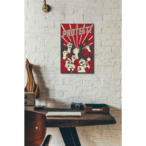Image of 'Protest' Canvas Wall Art,12x18