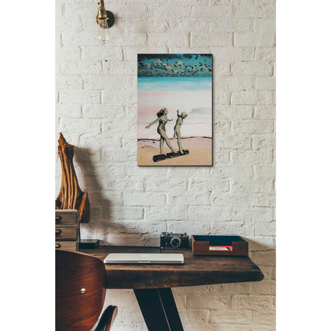 Image of 'BEACH GIRLS' by DB Waterman, Giclee Canvas Wall Art