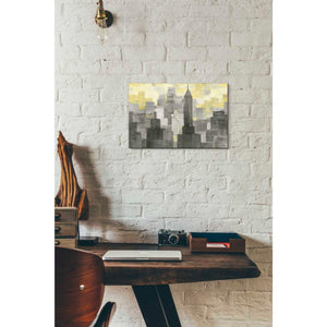 'City Blocks Neutral' by Albena Hristova, Canvas Wall Art,18 x 12