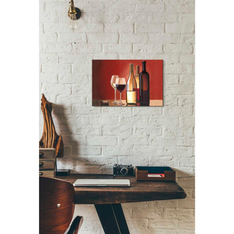Image of 'Wine Trio' by Marco Fabiano, Canvas Wall Art,18 x 12