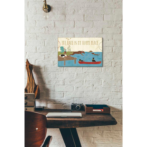 Image of 'Lake Pals I' by Veronique Charron, Canvas Wall Art,18 x 12