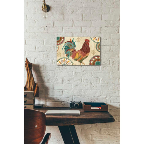 Image of 'At the Barn I' by Veronique Charron, Canvas Wall Art,18 x 12