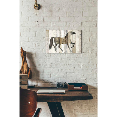 Image of 'Dark Horse' by Michael Mullan, Canvas Wall Art,18 x 12
