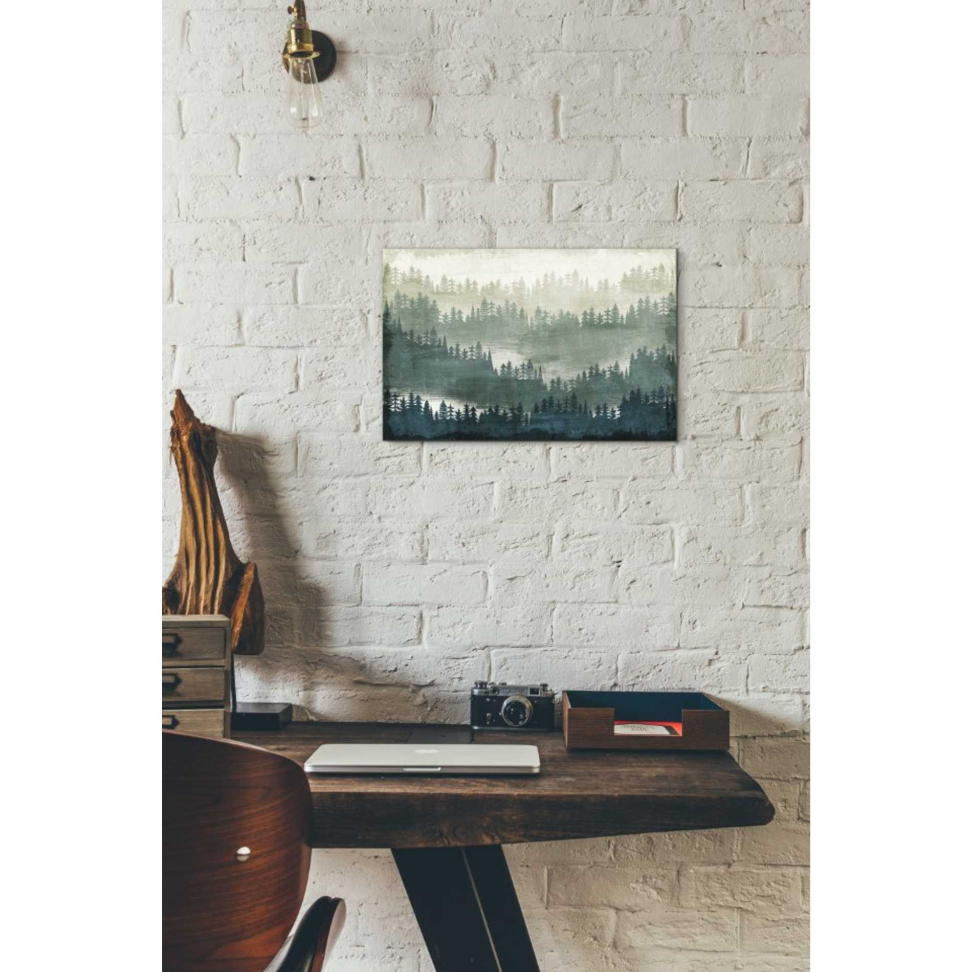 'Mountainscape' by Michael Mullan, Canvas Wall Art,18 x 12