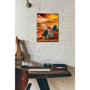 'Mars Explorer Series: Surveyors Wanted' Canvas Wall Art,12 x 18