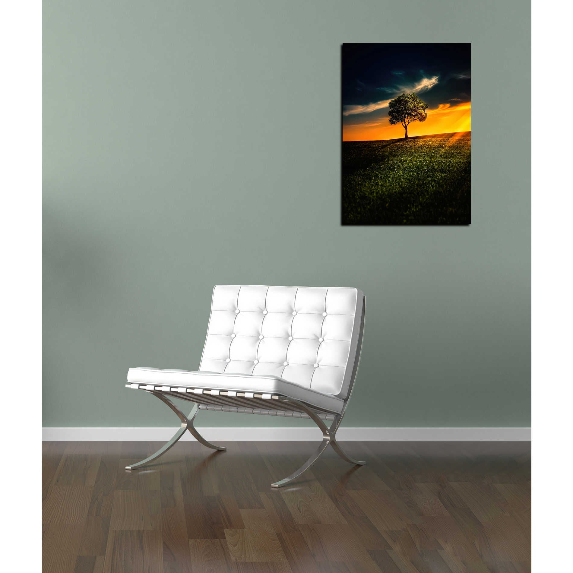 'Alone In Peace' Canvas Wall Art,12 x 18