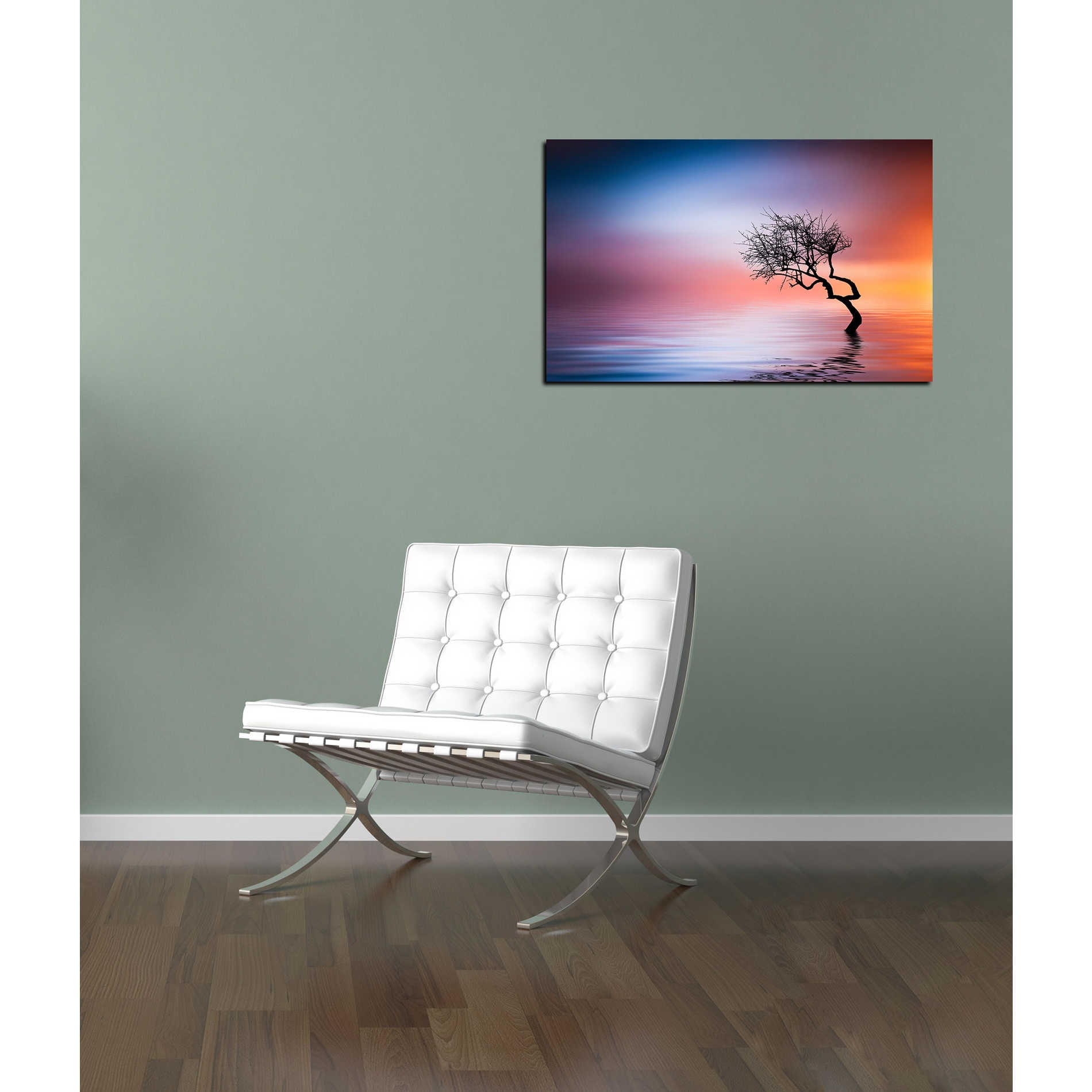 'Growing Reflections' Canvas Wall Art,12 x 18